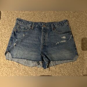 Old navy size 12 OG short high rise Jean shorts